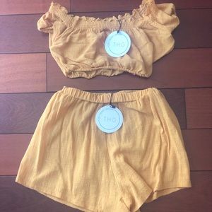 NWT Princess Polly/Toby Heart Ginger Yellow Set